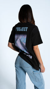Project Rezillion Cyber Punk Tee (Black & Blue)