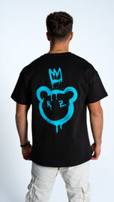 Project Rezillion K/O Teddy Tee (Black & Blue)