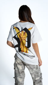 Project Rezillion Angel Tee (White & Gold)