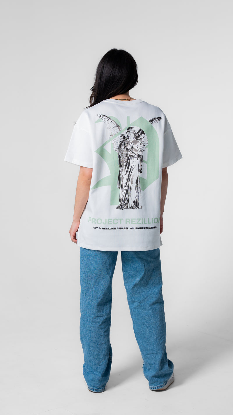 Project Rezillion Angel Tee (White & Green)