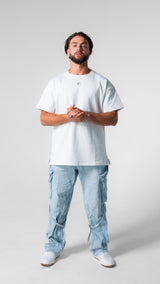 Project Rezillion Angel Tee (White & Blue)