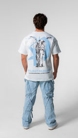 Project Rezillion Angel Tee (White & Blue)