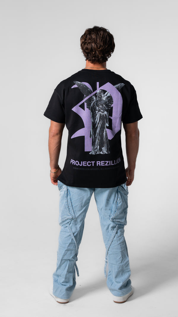 Project Rezillion Angel Tee (Black & Purple)